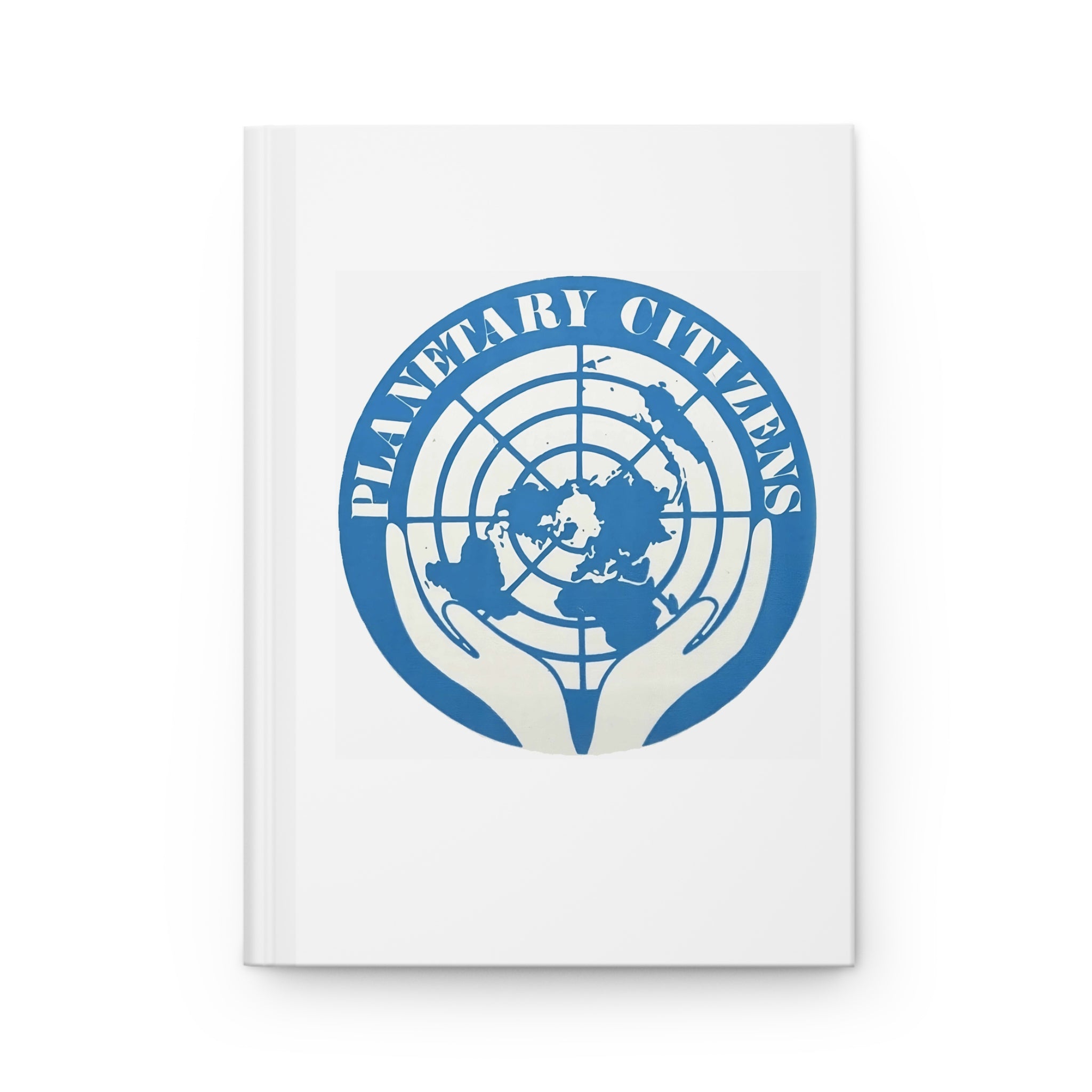 Planetary Citizens Hardcover Journal — Eco‑Unity World Map Notebook