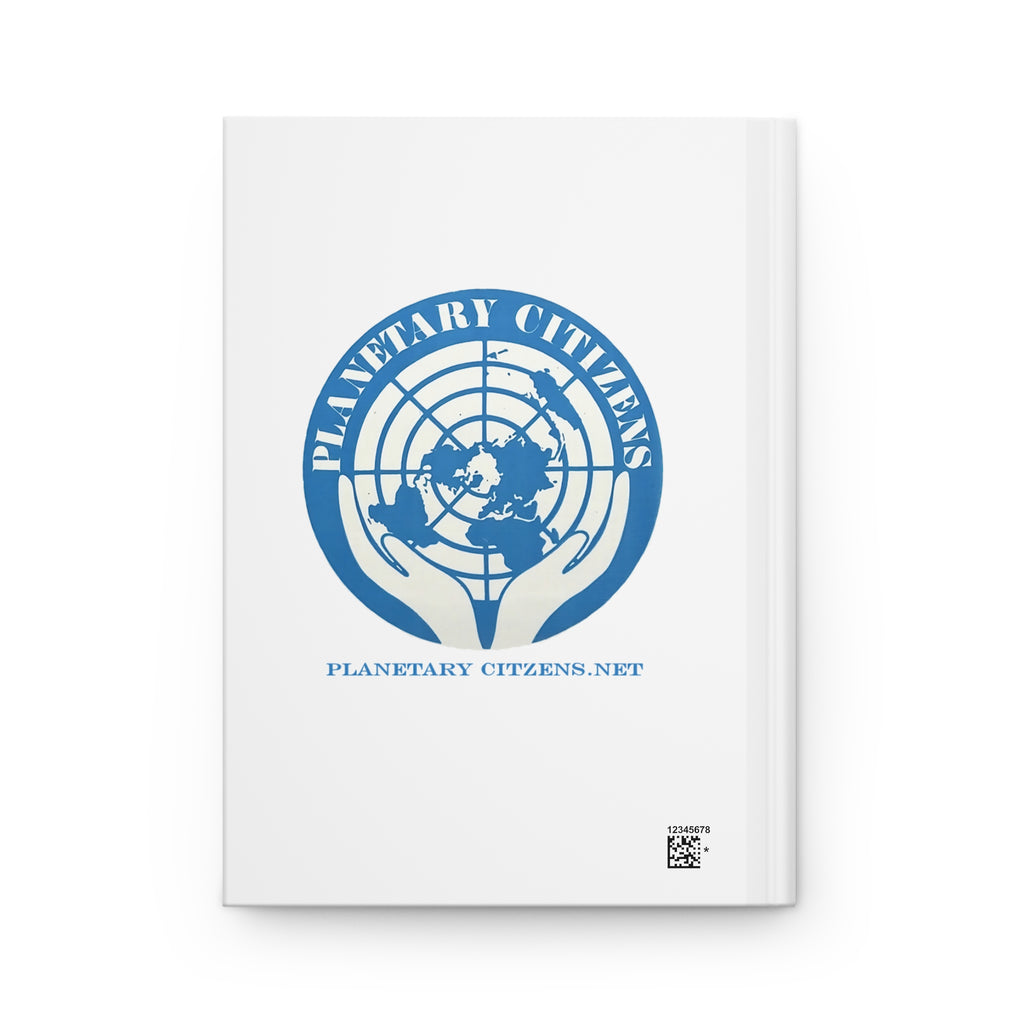 Planetary Citizens Hardcover Journal — Eco‑Unity World Map Notebook